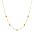 Gold Nano Gem Station Necklace